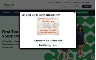 First Tee — Upstate South Carolina website