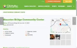 Staunton Bridge Community Center website