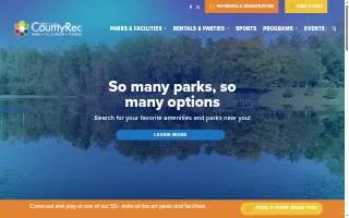 Greenville County Parks, Recreation, & Tourism Administrative Office website