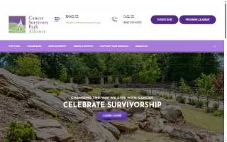 Cancer Survivors Park website