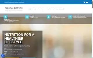 Clinical Dietitian and Nutrition Consultants website