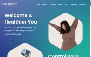 Dr S Weightloss & Wellness, Prevents and Treats Diabetes website