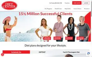Diet Center of Union website