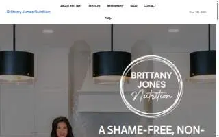 Brittany Jones Nutrition website