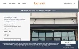 barre3 of Simpsonville website