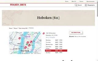 Trader Joe's of Hoboken website