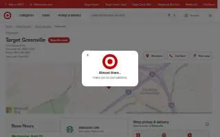 Target of Greenville website