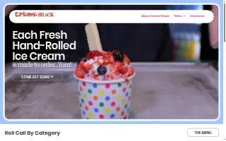 Creme Shack website
