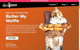 The Crazy Mason Milkshake Bar Greenville SC website