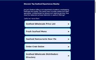 Joe Joe's Seafood Market