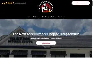 New York Butcher Shoppe of Simpsonville website