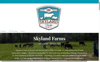 Skyland Farms website