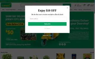 Fresh Central Grocery 2 website