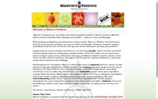 Marvin's Produce LLC website