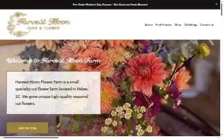 Harvest Moon Farm and Flower website