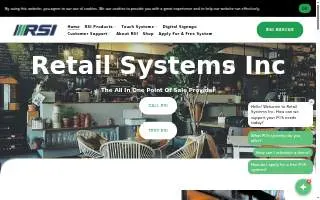 Retail Systems Inc of West Columbia website