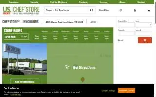 US Foods CHEF'STORE of Lynchburg website