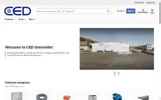 Consolidated Electrical Distributors of Greenville website