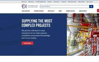 Distribution International of Columbia website