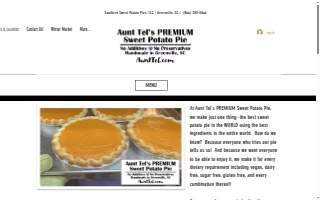 Aunt Tel's PREMIUM Sweet Potato Pie dba Southern Sweet Potato Pies, LLC