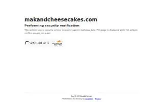 Mak & Cheesecakes of Greenville website