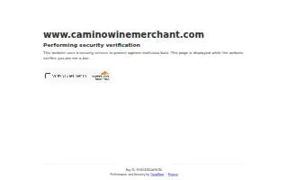 Camino Wine Merchant website