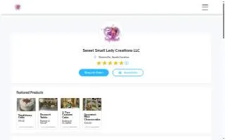 Sweet Small Lady Creations LLC website