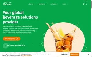Refresco Beverages of Greer website