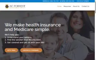 AC Forrest Insurance Group website