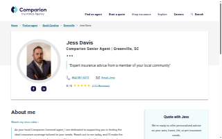 Jess Davis at Comparion Insurance Agency