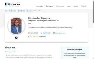 Christopher Casazza at Comparion Insurance Agency