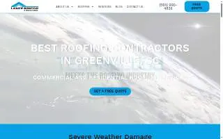 Lanier Roofing website