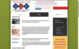 SBS4insurance website
