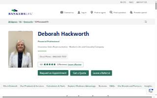 Deborah Hackworth, Bankers Life Agent