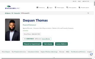 Daquan Thomas, Bankers Life Agent