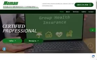 Moman Insurance Brokerage & Consulting INC website