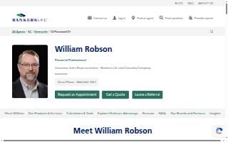 William Robson, Bankers Life Agent