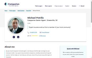 Michael Petrillo at Comparion Insurance Agency