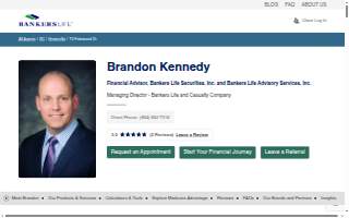 Brandon Kennedy, Bankers Life Agent and Bankers Life Securities Financial Representative