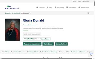 Gloria Donald, Bankers Life Agent