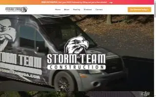 Storm Team Construction website