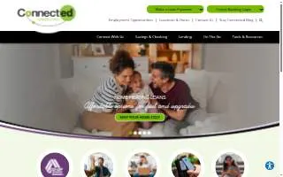 Connected Credit Union website