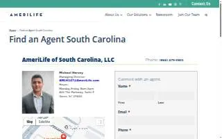 AmeriLife of South Carolina, LLC website