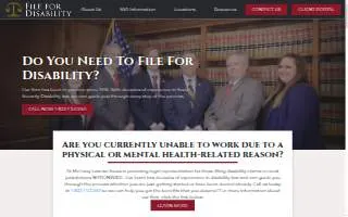 File For Disability website