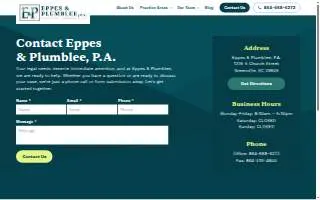Eppes & Plumblee website