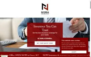 Noba Insurance & Multiservices website
