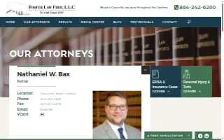 Bax Nathaniel W website