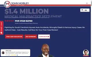John Mobley Law Firm website