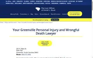 The Law Offices of David L Hood website
