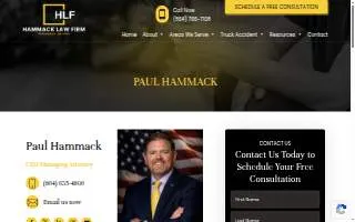 Paul Hammack, Esq website